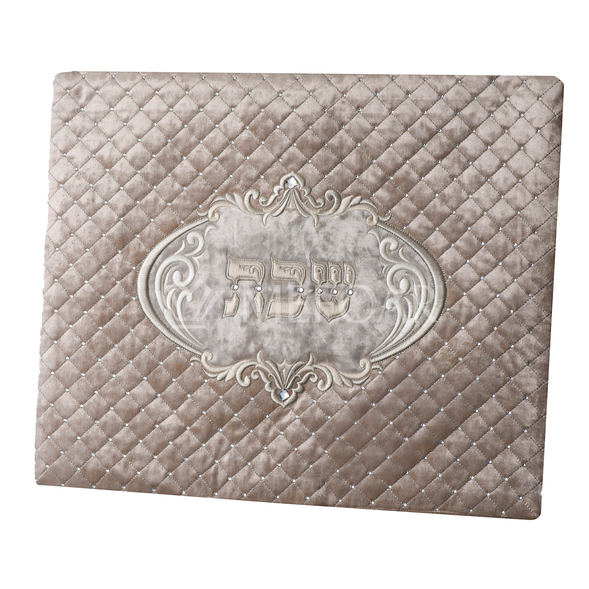 Challah Cover 1317   LUXVELLE QUILTED, Gold Quilted Velvet - Challah Covers