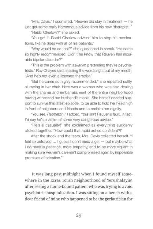 Stories & Halachah from the Psychiatrist's Couch