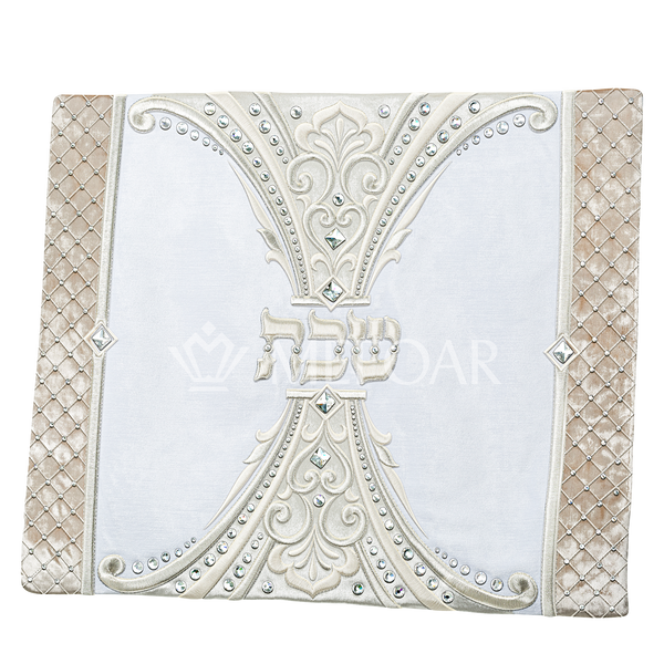 Challah Cover #1322 Royaume Kingdom Silver Collection - Challah Covers