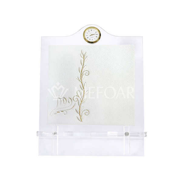 Acrylic Pesach Table Stand -  FEUILLE Collection - Haggadah Shtenders