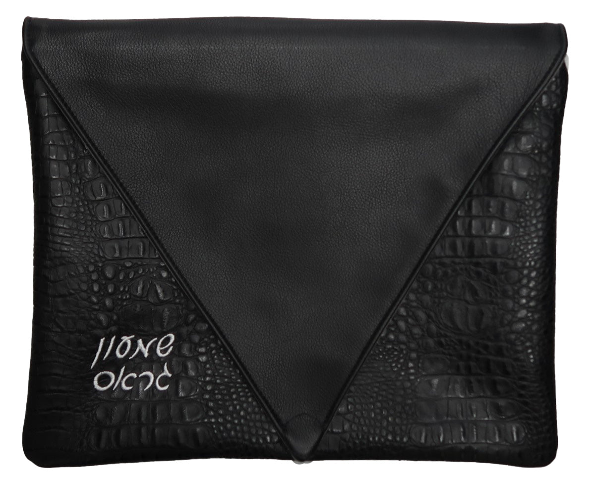Prestige Croc Tallit & Tefillin Bag — Croc Design, Regal Collection (135F-BK6)