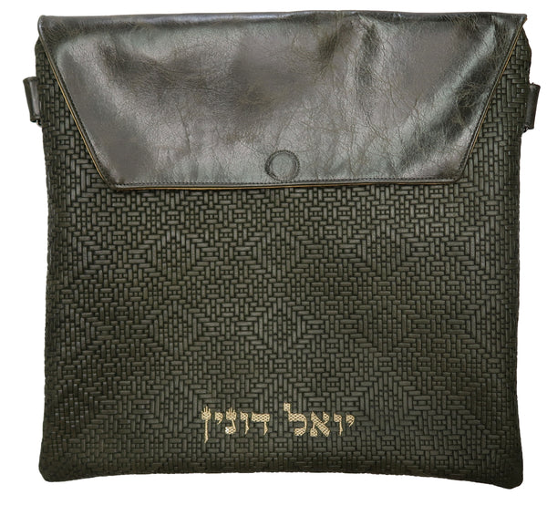 Prestige Regal Leather Tallit & Tefillin Bag (135F-LV)