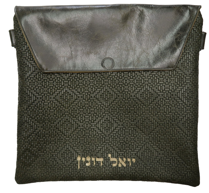 Prestige Regal Leather Tallit & Tefillin Bag (135F-LV)