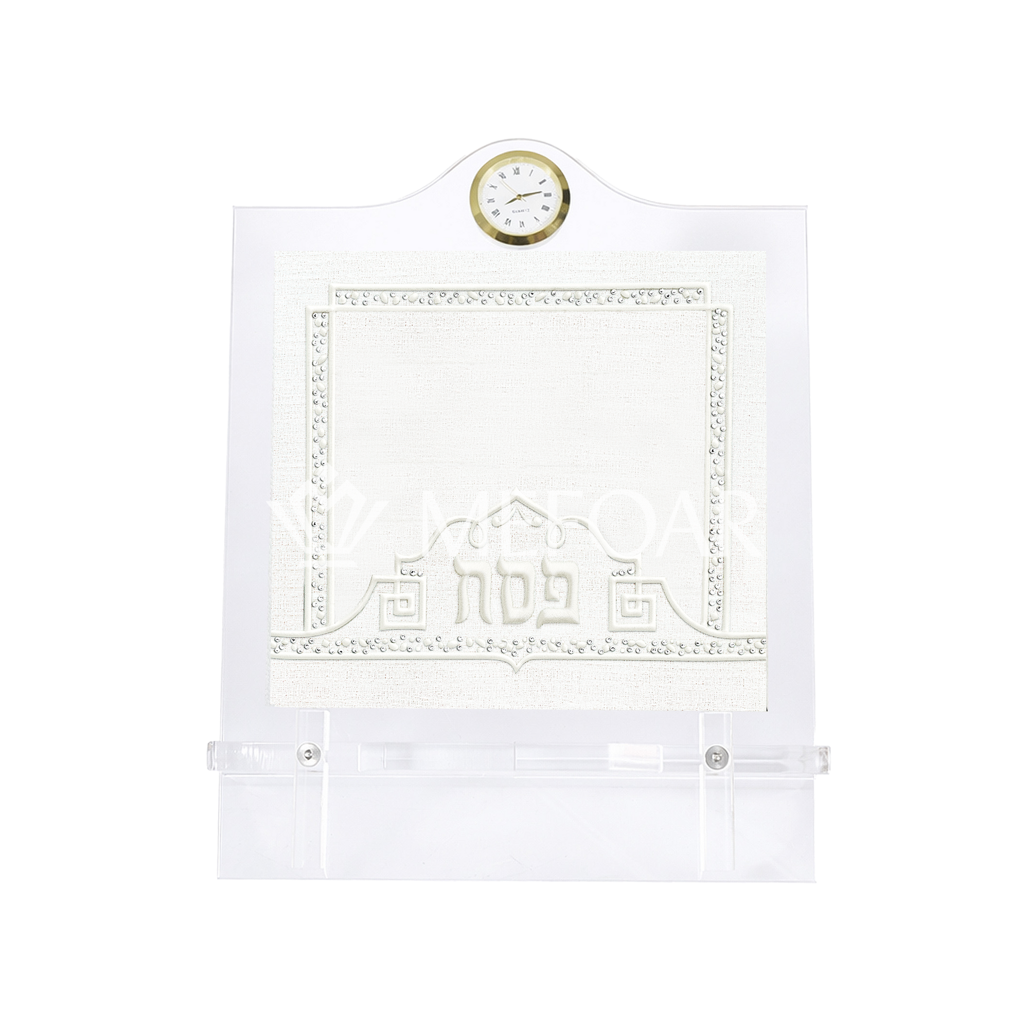 Acrylic Pesach Table Stand -  WOVELLE Collection - Haggadah Shtenders