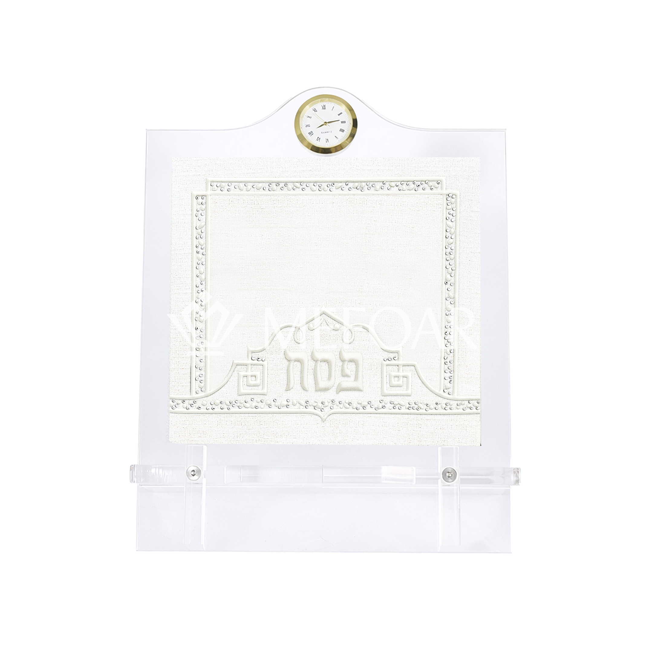 Acrylic Pesach Table Stand -  WOVELLE Collection - Haggadah Shtenders