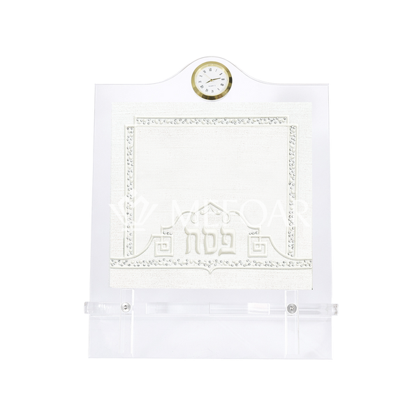 Acrylic Pesach Table Stand - WOVELLE Collection - Haggadah Shtenders