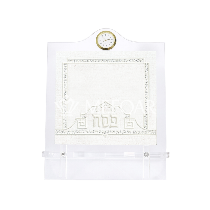 Acrylic Pesach Table Stand -  WOVELLE Collection - Haggadah Shtenders