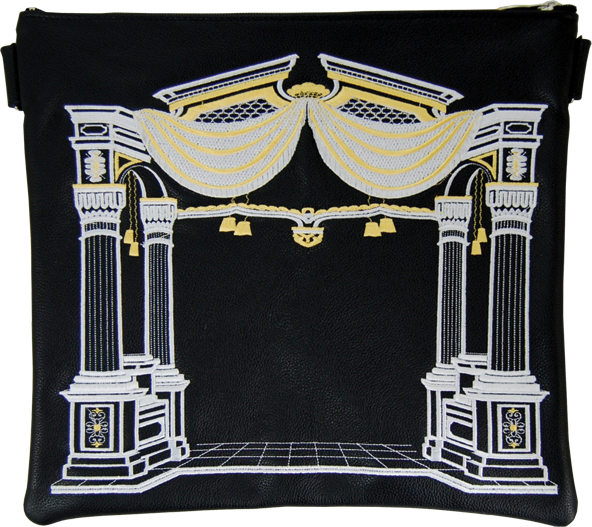 Prestige Regal Leather Tallit & Tefillin Bag (140F-SI)