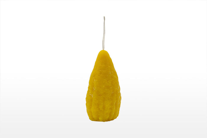 Havdallah Candle Etrog Shape Mini 1.5"x3.5" Jewish Candle (HV-HMC3X6JCS)