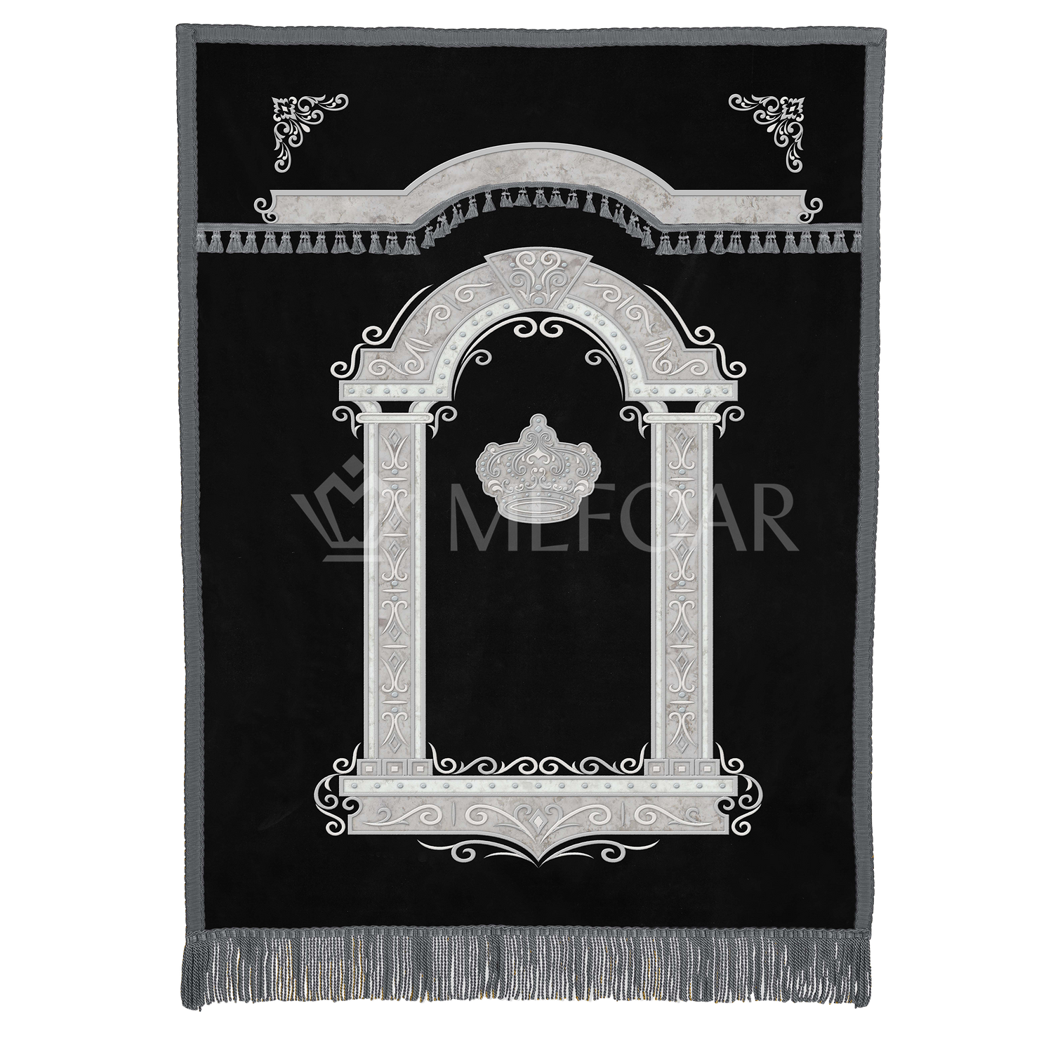 Velvet Torah Paroches - Style 15 - Image 3