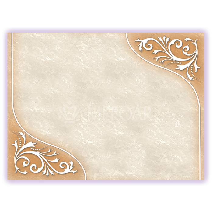 Glass Challa Board- Beige Marble - Challah Boards