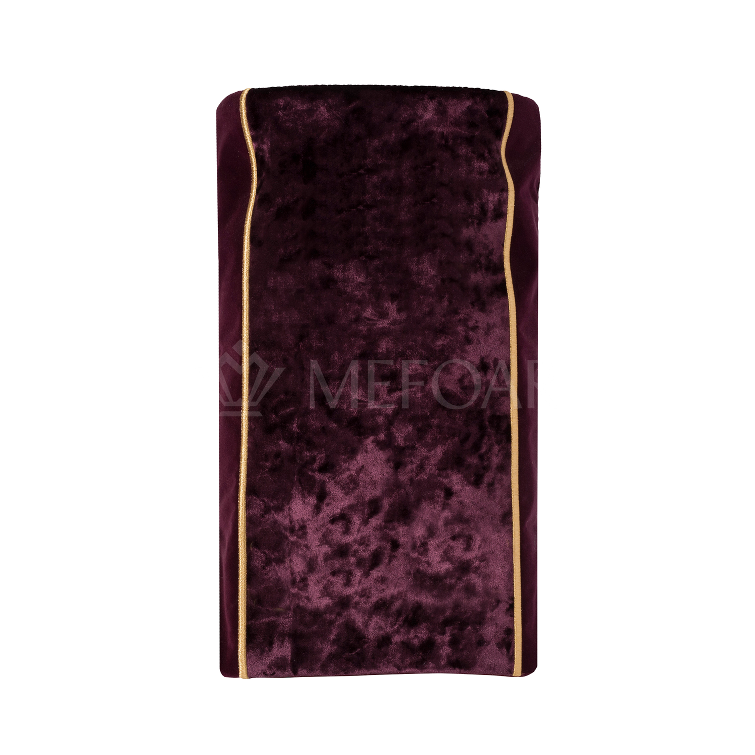 Velvet Torah Mantle -style 345-Burgundy - Image 3