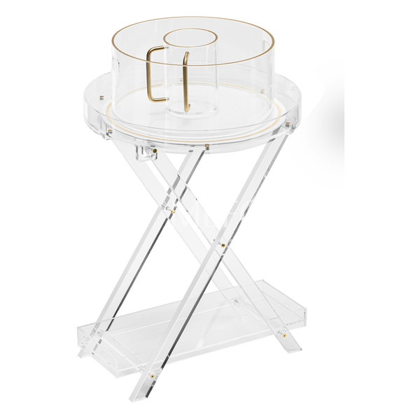 Acrylic Stand with Wash Cup and Bowl - Judaica Accessories