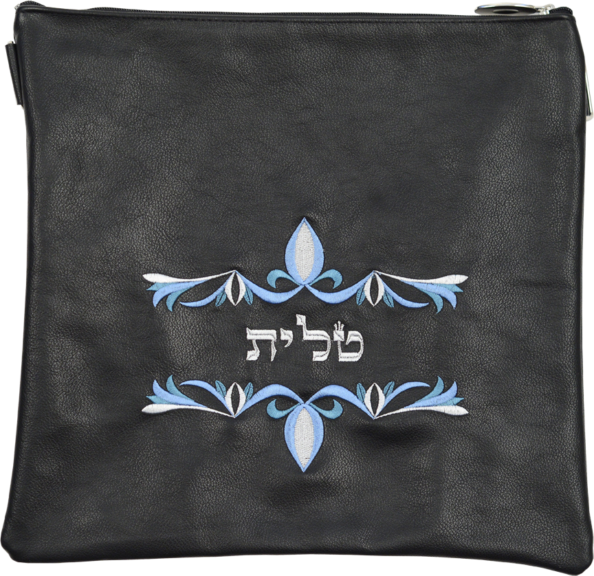 Prestige Traditional Leather Tallit & Tefillin Bag (170A-SG)