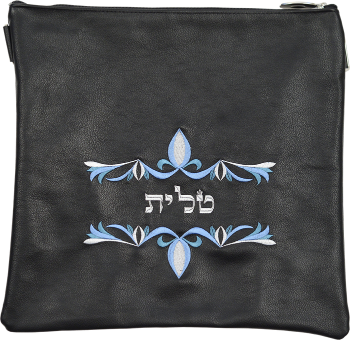 Prestige Traditional Leather Tallit & Tefillin Bag (170A-SG)
