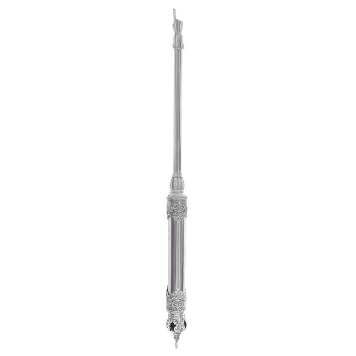 Mefoar Silver Yad: Style 176 - Torah Rollers & Atzei Chaim