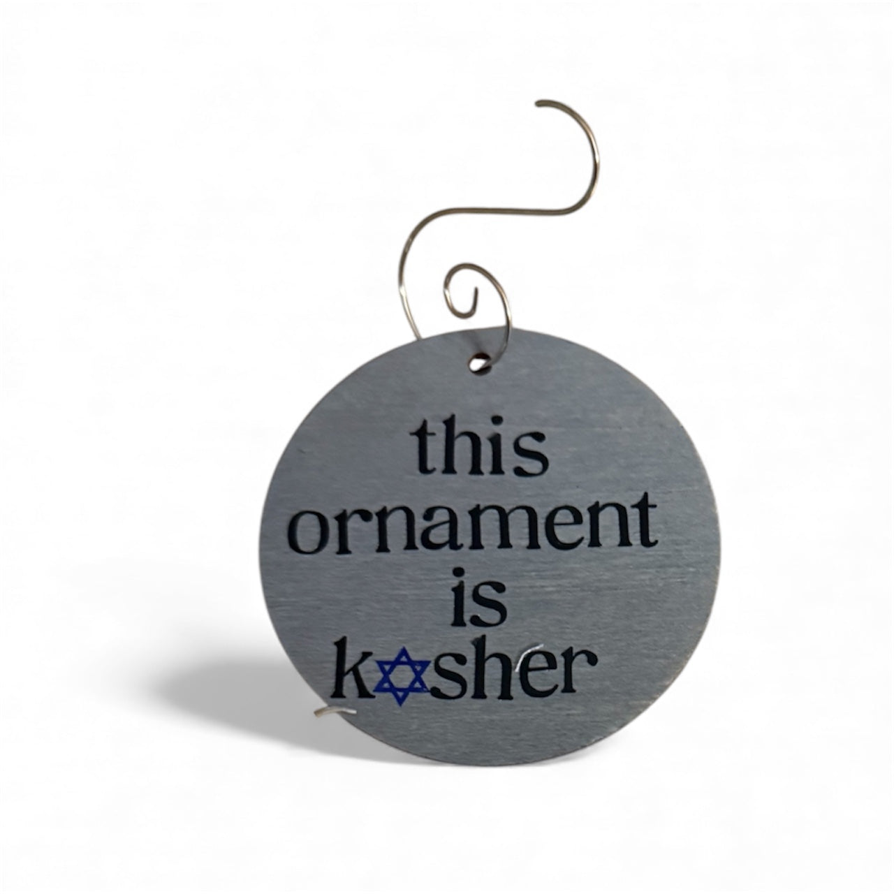 Wooden Shofar So Good pun ornament painted with beads and wire | Judaica Square Lakewood (view 12)