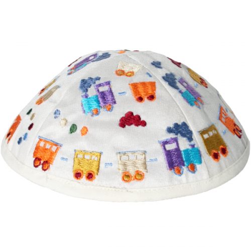 Emanuel Embroidered Kids Kippah