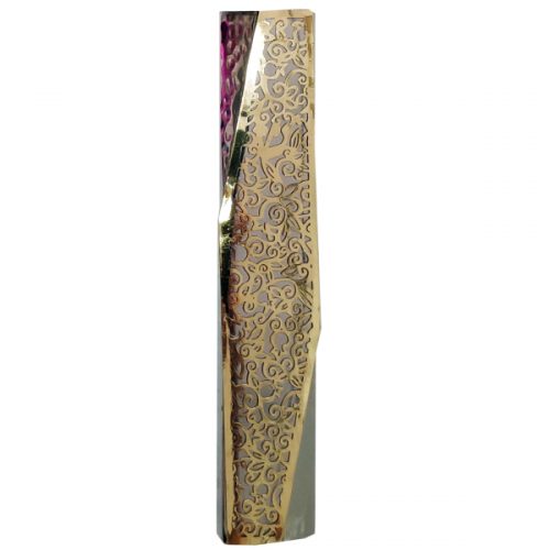 Emanuel Geometric Mezuzah Case