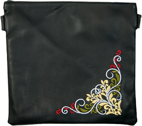 Prestige Traditional Leather Tallit & Tefillin Bag (190A-BK)