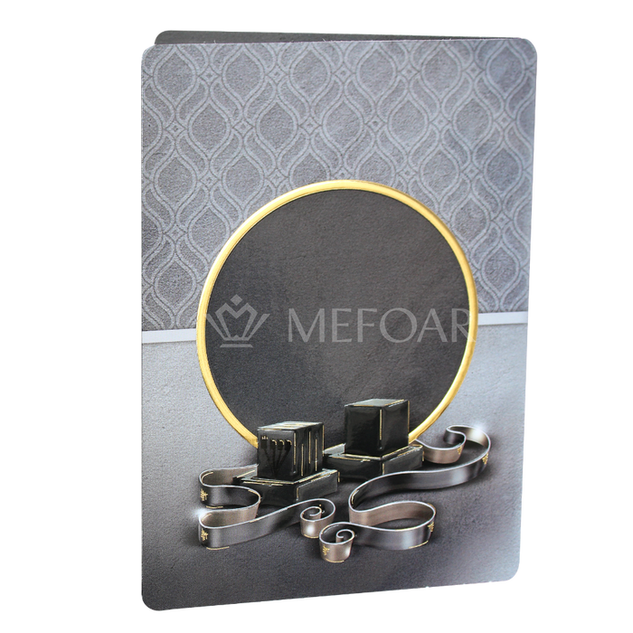 Two Fold Laminated Grey Tefillin Bencher - Benchers