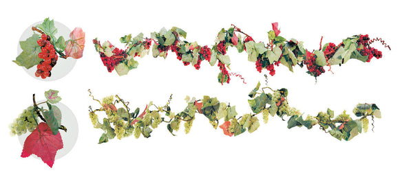 9' Grape Garland - 30 small clusters  (200110)