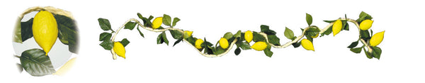 9' Esrog Rope Garland - 13 Esrogim  (200207)