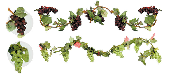 6' Grape Garland - 6 clusters  (200217)