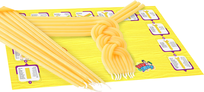 Havdalah Making Kit - Yellow Beeswax — Judaica Square