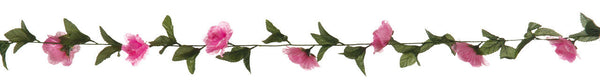 8' Garland of Pink Rose  (201341)