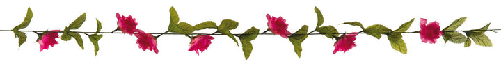 8' Garland of Red Roses