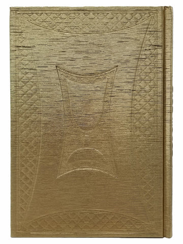 Front cover of the Haggadah Shel Pesach, gold or silver cover in Hard Cover Gold