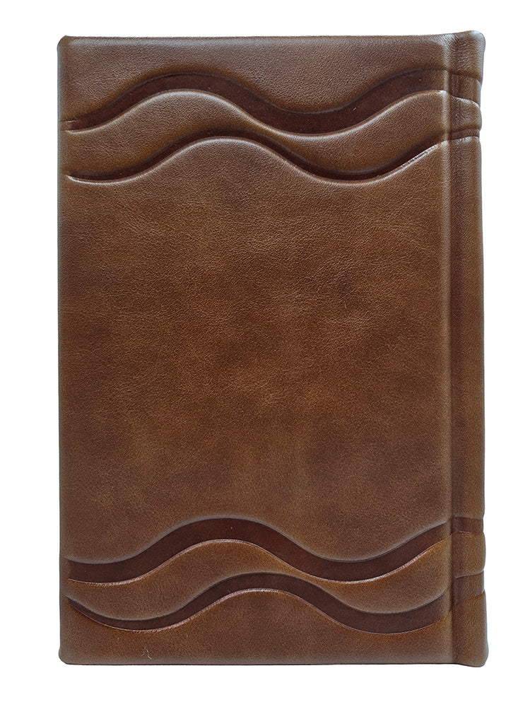 Front cover of the two-volume Tzena U'rena, antique leather in (2 Volumes) Antique Wave Swiss