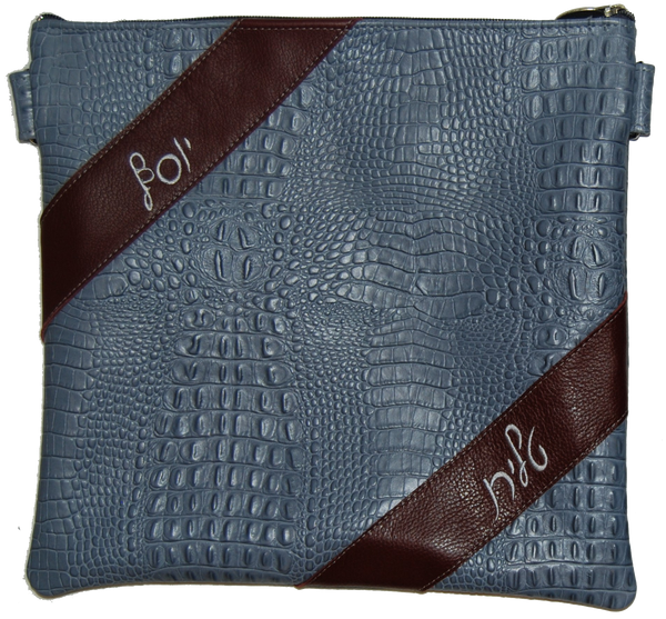 Prestige Croc Tallit & Tefillin Bag — Croc Design, Regal Collection (205F-SM)
