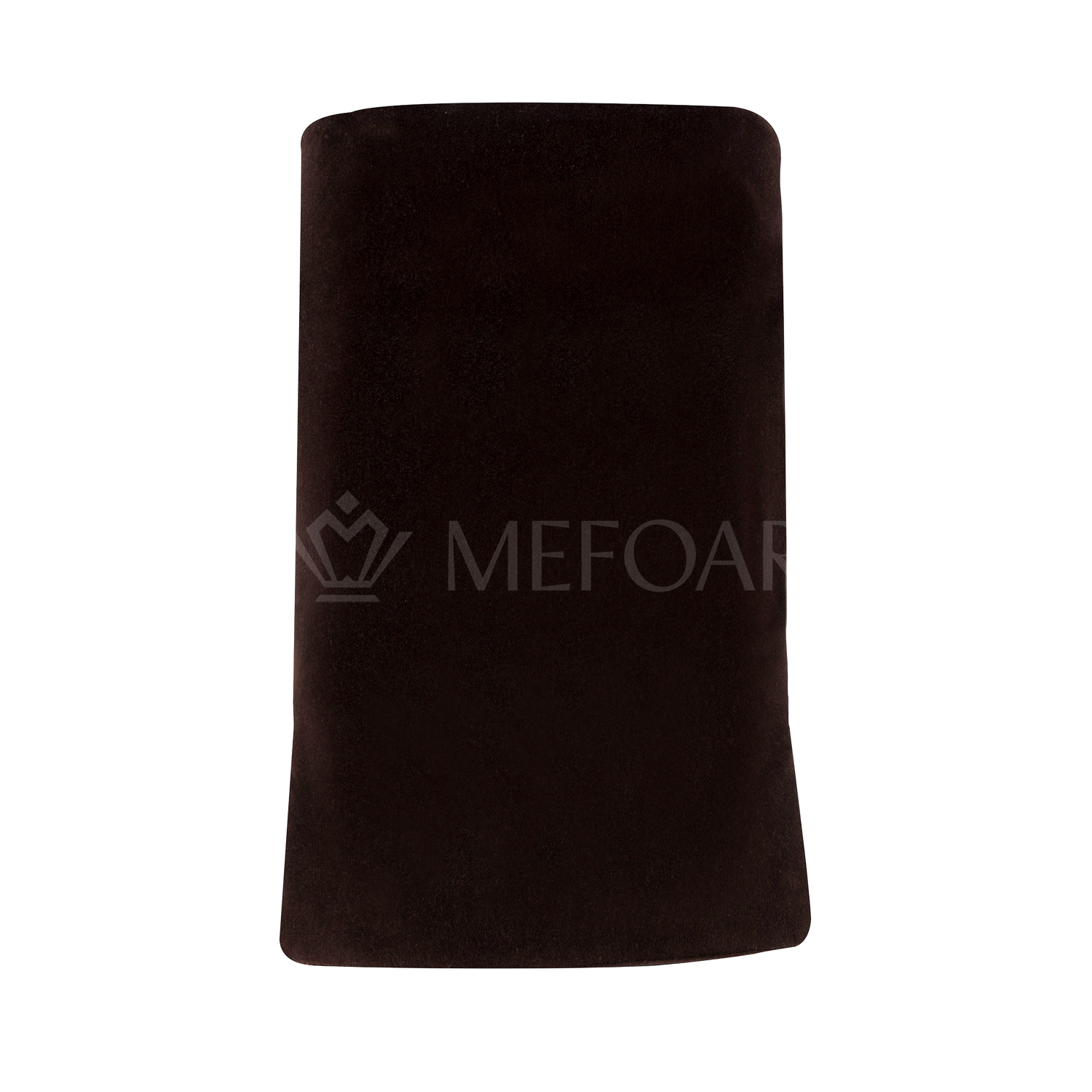 Velvet and Leather Torah Mantle -style 362- Brown - Image 3