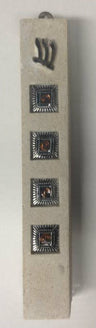 Ceramic Stone Avnei Choshen Mezuzah Case 12cm (MZ-2106)