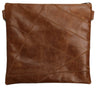 Prestige Leather Tallit & Tefillin Bag — Geometric Design, Exclusive Collection (215G-SA)