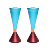 Double Sided Anodized Candlesticks W/ Ring (EM-CSK)