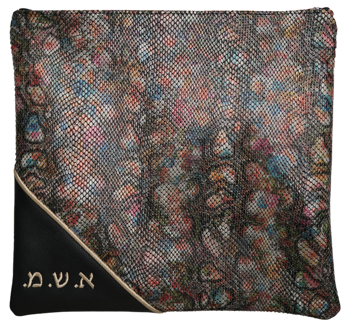 Prestige Python Tallit & Tefillin Bag — Python Design, Regal Collection (225F-MULTI)