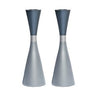 Emanuel Anodized Candlesticks w/ Ring (EM-CSC)