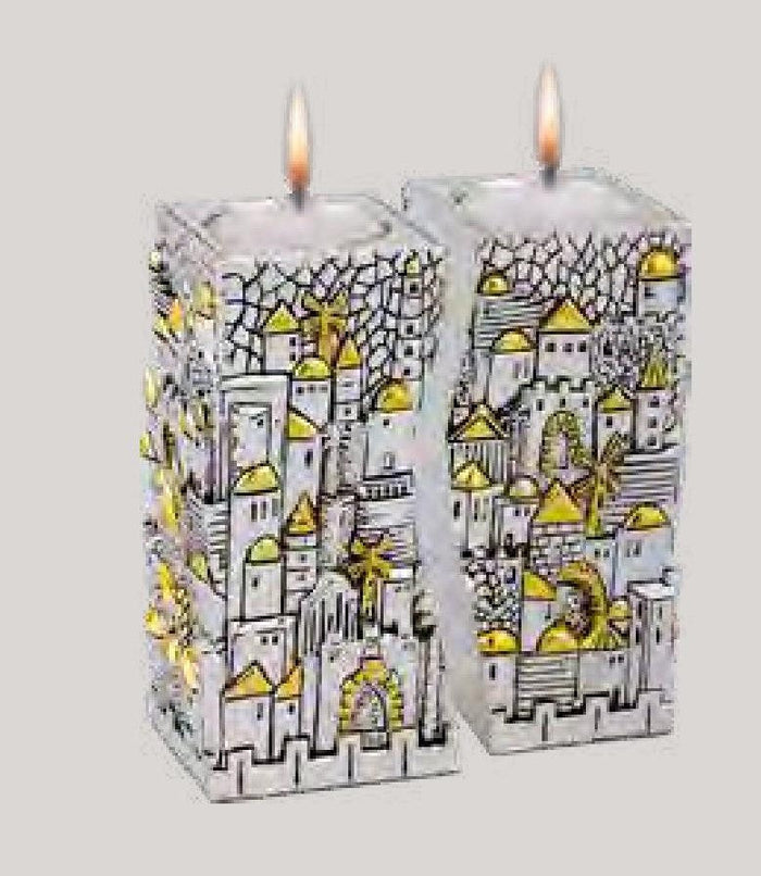 Electroforming Jerusalem Tealight Holder 4" (CS-HDR2296)