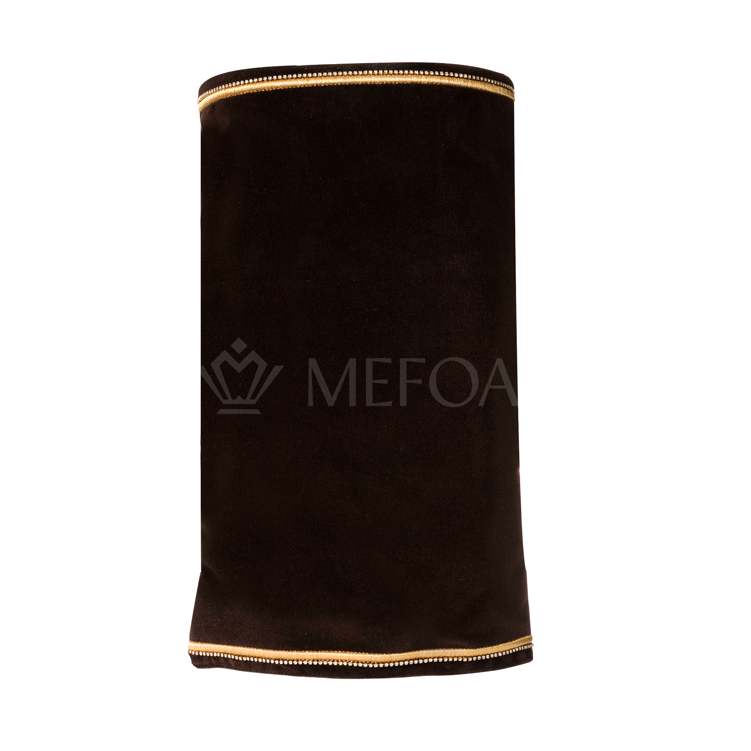 Velvet  Torah Mantle -style 273- Brown - Image 3