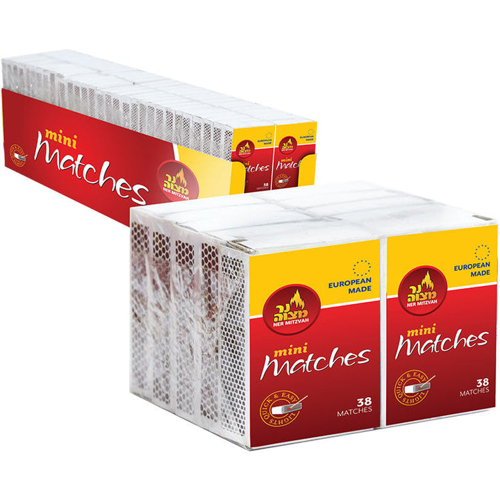 Small Matches, 10-Pack — Ten Boxes of Short Safety Matches