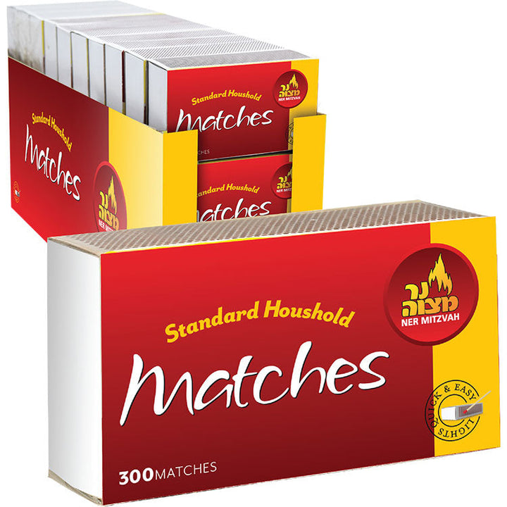 Standard Household Matches — 300-Count Box