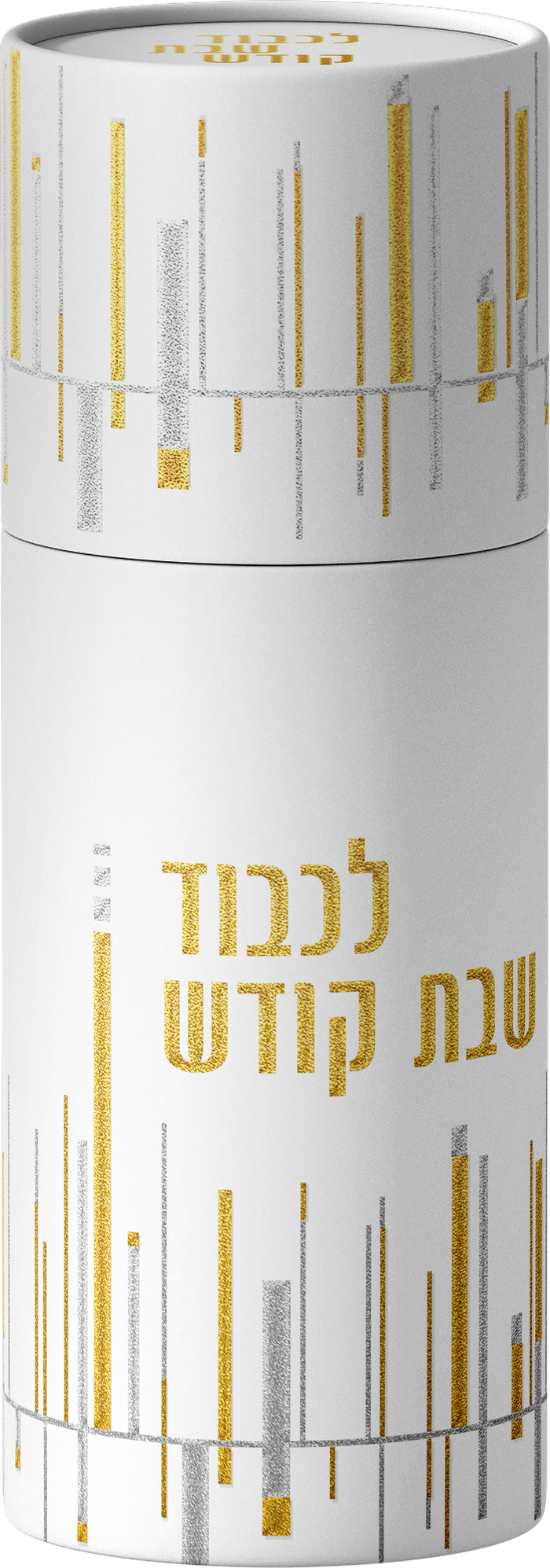 Extra-Long Matches in Floral Drum — cylindrical floral match canister | Judaica Square Lakewood