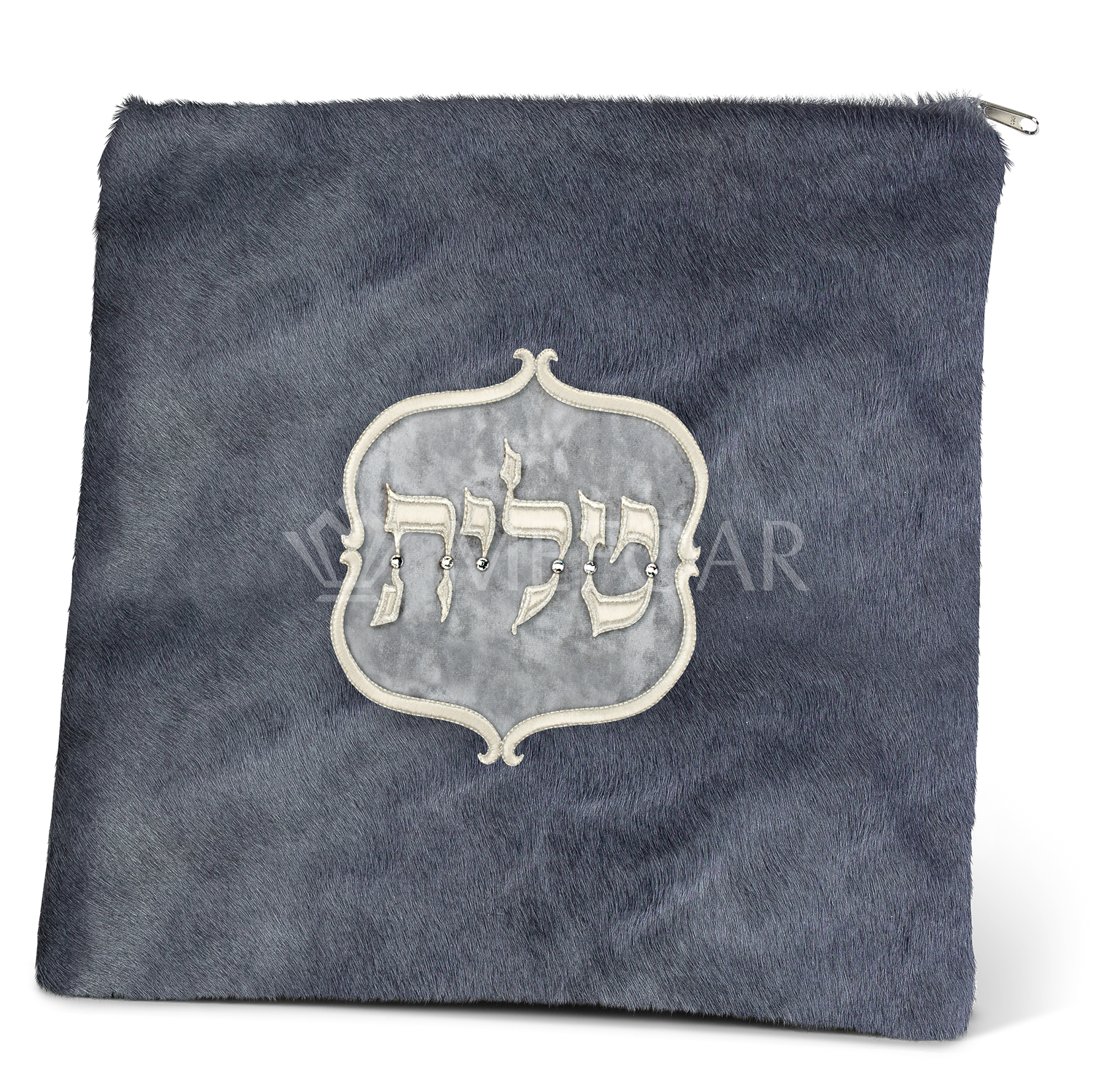 Tallis and Tefillin Bag Design #230 - Fur and Velvet - Tallis Bags view 2 | Judaica Square Lakewood