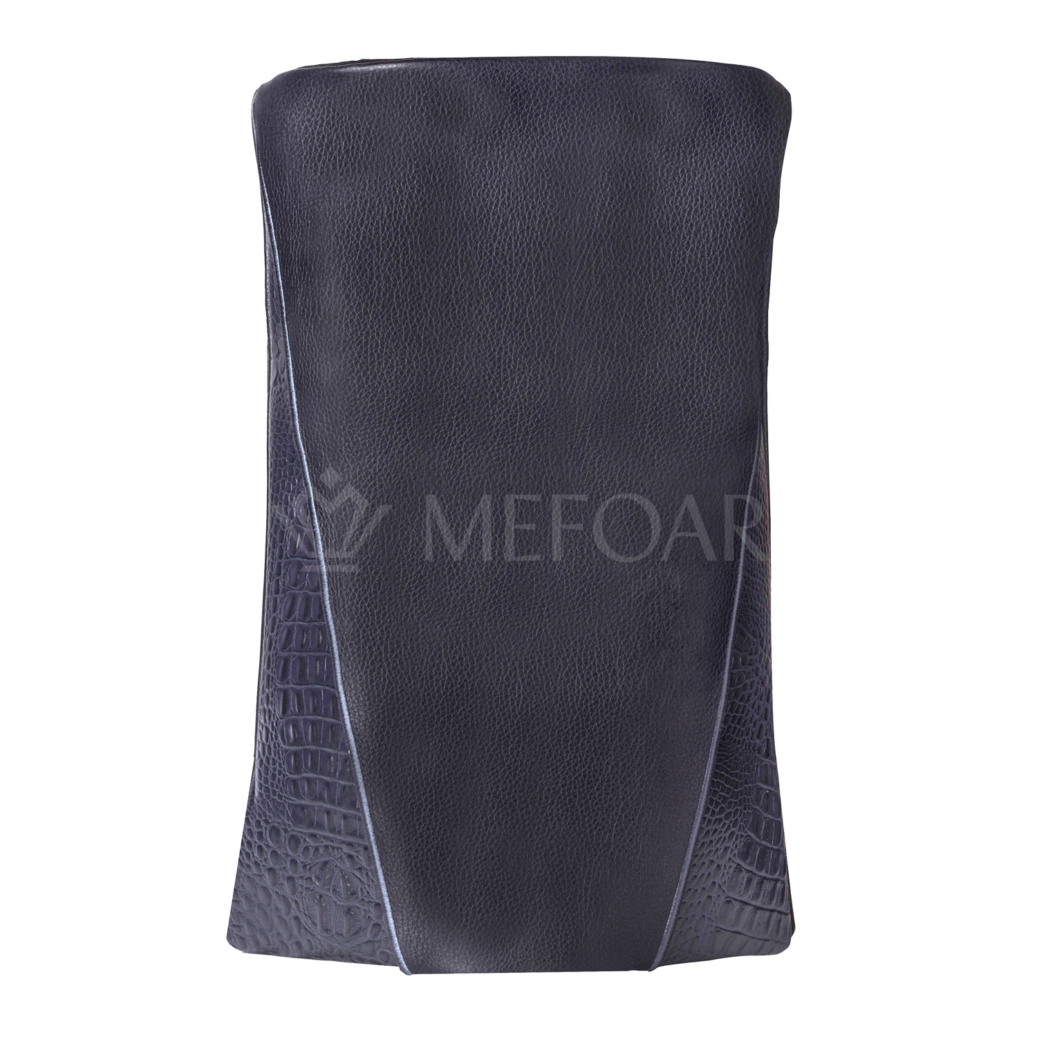 Leather and Fur  Torah Mantle -style 342- Grey - Image 2