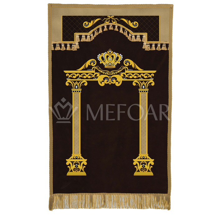 Velvet Torah Paroches - Style 25 - Parochet & Ark Curtains