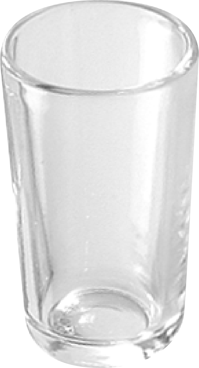 Glass #50 Oil Menorah Set — glass oil cups with tzinores and a bundle of wicks | Judaica Square Lakewood