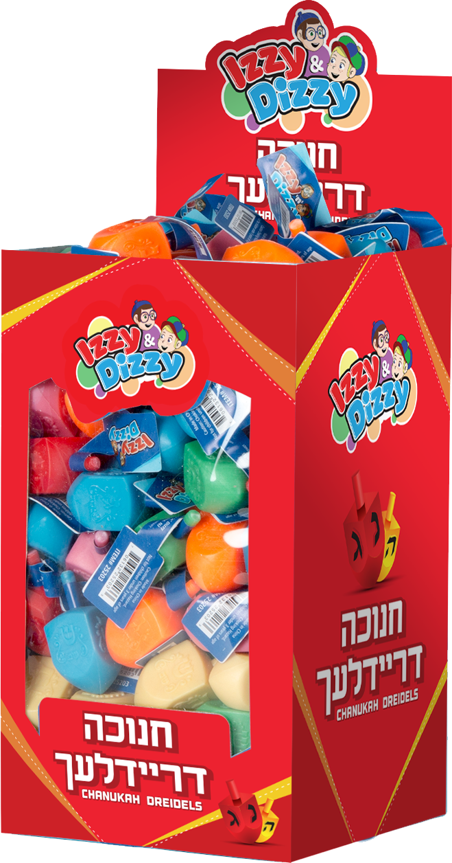 100 X Multi-Colored Dreidels - Medium — Judaica Square